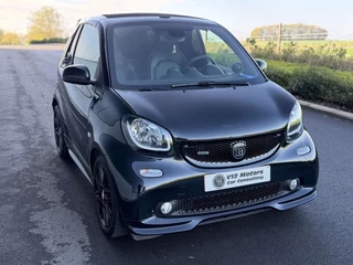 2017 smart Fortwo Brabus Cabrio Brabus 0.9 Turbo Xclusive DCT, Essence, Automatique, 80.000 km